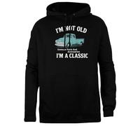 TAMBOOTEE Je Ne suis Pas Petite Je suis Juste Compacte Pull À Capuche Unisexe Noir Coupe Simple Black Unisex Hoodie