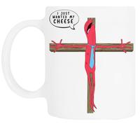 TAMBOOTEE Je Voulais Juste Mon Fromage Tasse À Boire En Céramique Blanche Ceramic Mug Drinking Cup