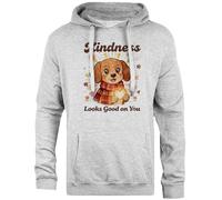 TAMBOOTEE Journée De l'amour Bonne Saint-Valentin Pull À Capuche Unisexe Gris Coupe Simple Grey Unisex Hoodie