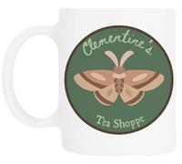 TAMBOOTEE Le Coin Du Salon De Thé De Clémentine Tasse À Boire En Céramique Blanche Ceramic Mug Drinking Cup