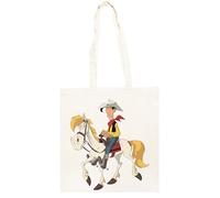 TAMBOOTEE Lucky Luke Cowboy Sac Cabas En Coton Totebag Unisexe Beige