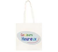 TAMBOOTEE Nos Jours Heureux Sac Cabas En Coton Totebag Unisexe Beige Totebag Cotton