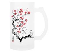 TAMBOOTEE Petits Esprits De La Forêt Tasse À Bière En Verre Avec Poignée Glass Beer Mug