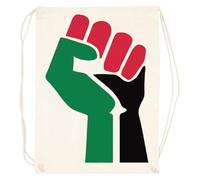 TAMBOOTEE Poing Palestine Drapeau Sac De Sport Beige Avec Cordon De Serrage Beige Gym Bag Drawstring Sport Sack