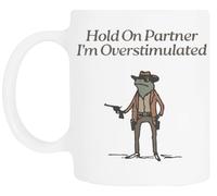 TAMBOOTEE Tiens Bon Partenaire Tasse À Boire En Céramique Blanche Ceramic Mug Drinking Cup