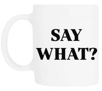 TAMBOOTEE Tu Peux Répéter S'il Te Plait Tasse À Boire En Céramique Blanche Ceramic Mug Drinking Cup