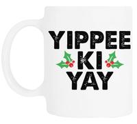 TAMBOOTEE Yippee Ki Yay Tasse À Boire En Céramique Blanche Ceramic Mug Drinking Cup