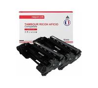 TAMBOUR 407324 TYPE SP4500 407324 TYPE SP4500 Noir x 2 Compatible pour RICOH AFICIO- Lanier Sp SP 3610 sf SP 4500 Series SP 4510 sfte SP 4520 dn Rico