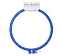 Tambour à broder Pony 18cm plastique bleu - 1pc