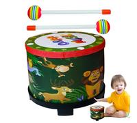 Tambour à la Main pour , Tambours pour , Instruments de Tambourine, Tambours avec rythmes, Aides à l'enseignement Musical pour Maternelle, Instruments à clé