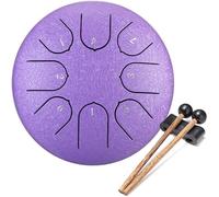 Tambour à langue de 15,2 cm, 8 tons en ré majeur, pour débutant, en acier, pour méditation, yoga, guérison par le son