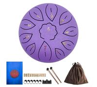Tambour à langue en acier 11 notes 15,2 cm (violet)