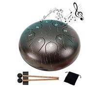 Tambour à langue en acier 8 tons de 15,2 cm pour l'extérieur avec rangement éducation méditation V7n6 sac de musique cadeau de yoga