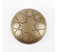 Tambour à langue en acier de 15,2 cm - Instrument de percussion à 8 notes - Tambour de pluie d'extérieur pour la méditation, le yoga et le zazen - Son éthéré pour la guérison de l'esprit et les