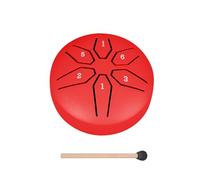 Tambour à langue en acier de 7,6 cm avec 6 notes pour réduire le stress, améliorer le yoga et apprendre simplement. Convient pour tous les groupes d'âge. Instrument de yoga