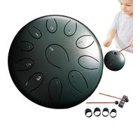 Tambour à langue en acier pour l'extérieur,tambour de pluie pour l'extérieur | Tambours à main 11 notes Instrument de tambour de pluie,Tambour à main portable, mini à langue en acier pour la m