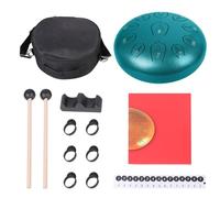 Tambour à langue musical simple à apprendre de 20,3 cm avec 11 notes pour débutants et enfants, éducation musicale, jouet musical amusant pour enfants