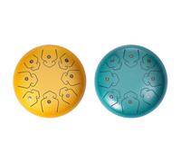 Tambour à Langue Steel 6 Pouces 8 Notes Étanche pour Prénatal, Yoga, Méditation et Relaxation Tambour à Langue Steel