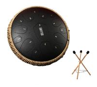 Tambour À Languette En Acier - Tambour De Pluie De 13 Pouces 15 Notes - Grand Handpan Drum En Métal Pour Adultes Et Enfants, Instrument De Musique En Ré Majeur(J)