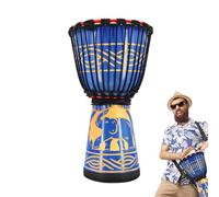 Tambour à main bongo - 8 tambours à main colorés d'inspiration africaine - Instruments de bataille - Décoration musicale artistique pour spectacles de scène, activités, cours de musique