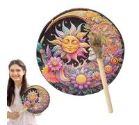 Tambour À Main Chamanique - Tambour Décoratif À Percussion Fait À La Main C
