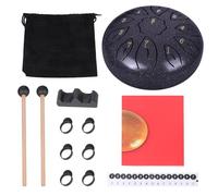 Tambour à main en acier de 20,3 cm simple à jouer avec 11 notes pour un apprentissage rapide du son et soulager le stress pour les débutants