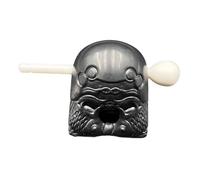 Tambour à percussion en bois en forme de poisson - Tambour zen | Ornement Relaxation Artefact Instrument de percussion pour lieu de travail Bureau