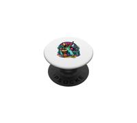 Tambour Africain à côté d'une Paire de platines PopSockets PopGrip Adhésif