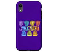 Tambour Africain Art pour Fier Batteur Djembé Arc-en-Ciel Coque pour iPhone XR