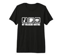 Tambour Caisse Claire Joueur Percussion Fin Semaine T-Shirt Haut de Gamme