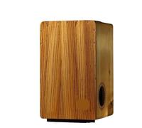 Tambour cajon Cajon en bois massif, tambourin professionnel portable for débutants, instrument de musique méditation(Zebrawood 49CN)