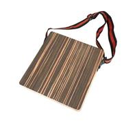 Tambour cajon en ébène | Brown Travel, Band, Street, Rhythm : Cajon Box Drum avec sangle