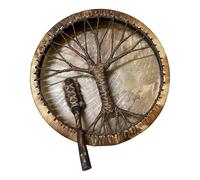 Tambour chaman pour la | Instrument de percussion décoratif | Artisanat décoratif pour la maison, instrument de musique à percussion pour débutants