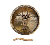 Tambour chaman Tambour chamanique artisanal avec baguettes pour adultes réflexion et méditation