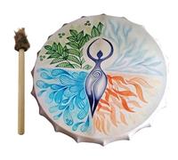 Tambour chamanique sibérien - grosse caisse spirituelle déesse