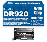 Tambour Compatible DR-920 pour Brother HL-EX415DW HL-L5210DN HL-L5210DW HL-L5210DWT HL-L5215DW HL-L6210DW HL-L6210DWT HL-L6310DW HL-L6415DW HL-L6415DWT,1PC-DR920