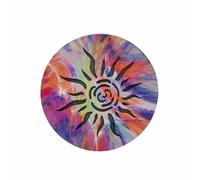 Tambour d’harmonie Texturé, 12 Pouces, Modèle Flamme Colorée Lames En Bambou