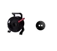 tambour de câble, Enrouleur de câble portable PCD235 for fibre optique blindée, DVI, CPRI, signal réseau, rouleau de réception en plastique vide(Panel 140-2)