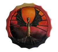Tambour de cadre chaman - tambour rituel à main, conception du totem dragon | Instrument de percussion traditionnel pour la méditation, pratique de la musique spirituelle pour les adultes et les adole