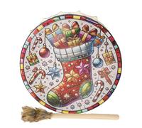 Tambour de chaman, tambour à main de chaman | Tambour musical d' de Noël,Ornement de bureau à la mode, outil chamanique pour les amateurs de musique