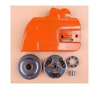 Tambour de Couvercle d'embrayage de Frein à chaîne 3/8 "Kit de Jante de pignon for tronçonneuse Husqvarna 359 357