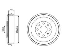 Tambour De Frein D'Axe Arrière Pour FIAT OPEL VAUXHALL ADAM CORSA CORSAVAN GRAND