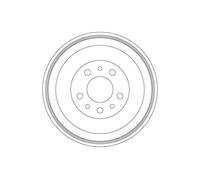Tambour De Frein D'Axe Arrière Pour FIAT OPEL VAUXHALL COMBO DOBLO QUBO