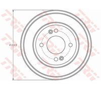 Tambour De Frein D'Axe Arrière Pour HYUNDAI GETZ