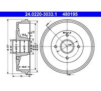 Tambour De Frein D'Axe Arrière Pour NISSAN RENAULT CLIO MICRA MICRA C+C MODUS
