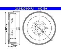 Tambour De Frein D'Axe Arrière Pour TOYOTA ECHO YARIS