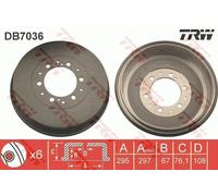 Tambour De Frein D'Axe Arrière Pour TOYOTA FORTUNER HILUX