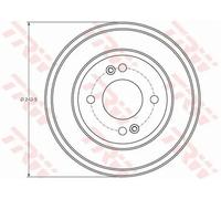 TRW DB4401 Tambour de frein