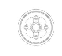 TRW DB4555 Tambour de frein
