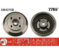TRW DB4275B Tambour de frein